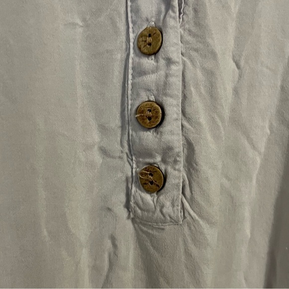 Women's On the Road Grey Button Front Dress - Picture 4 of 9